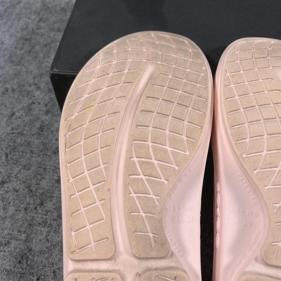 OOFOS Recovery Flip Flops Womens 8 Pink Thong Sandals Comfort - Picture 15 of 16